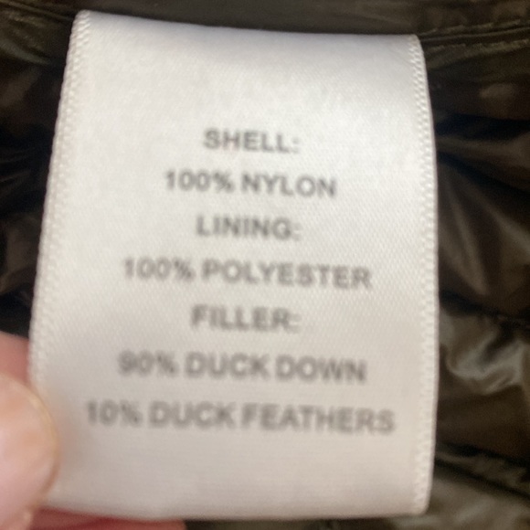 Pure Down Packable army green Coat - Picture 7 of 10